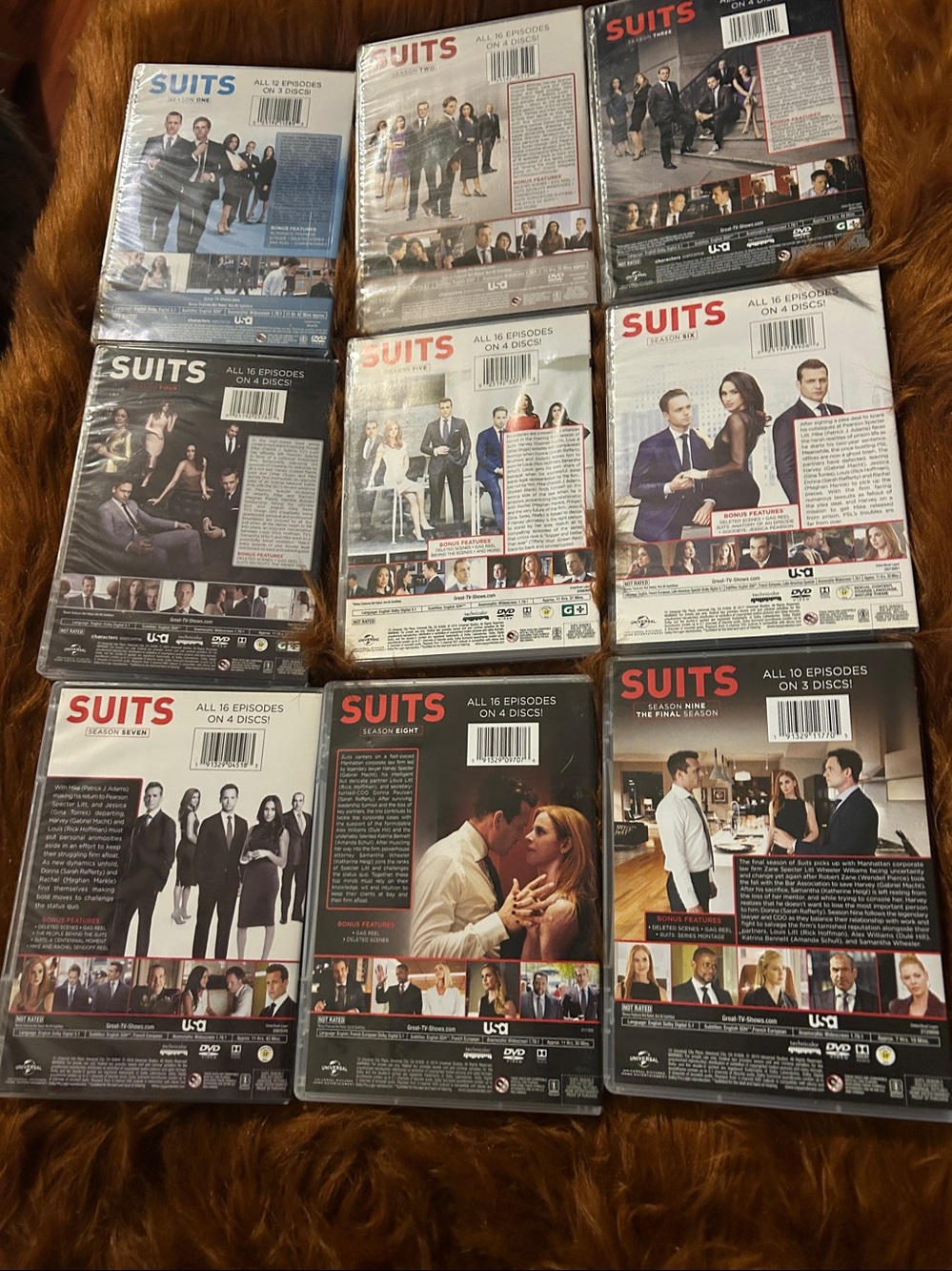 Suits Complete Series DVD Lot Seasons 1-9 TV Show Box Sets - Picture 8 of 10